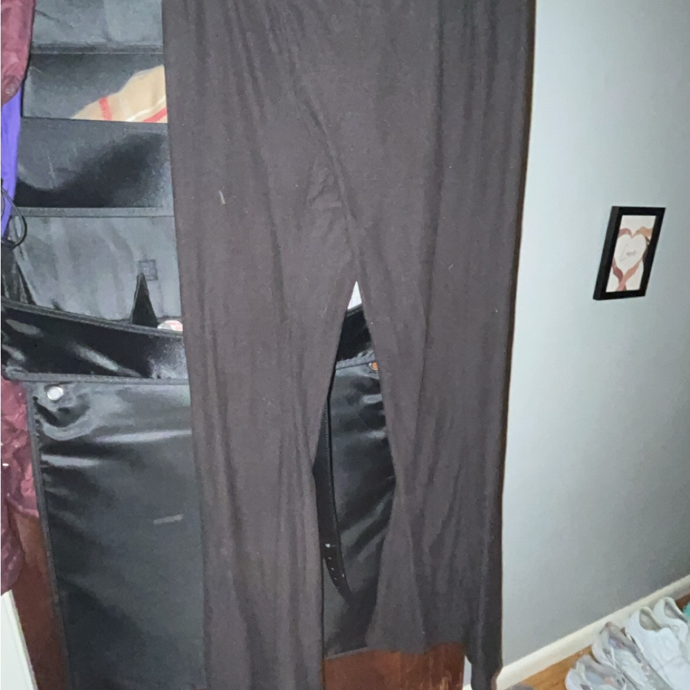 No Boundaries Black Flared Trousers